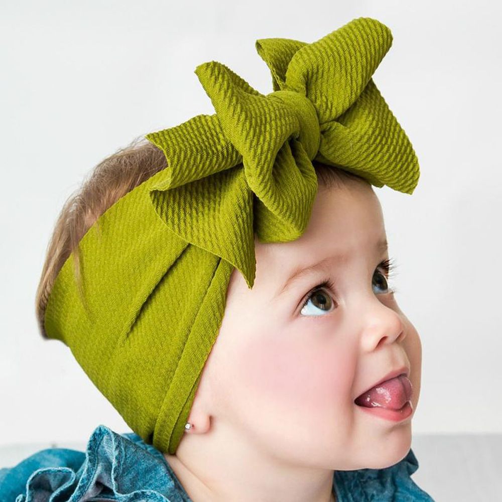 Girls Baby Kids Cross Knot Hairband Headband Elastic Headwear Hair Accessories