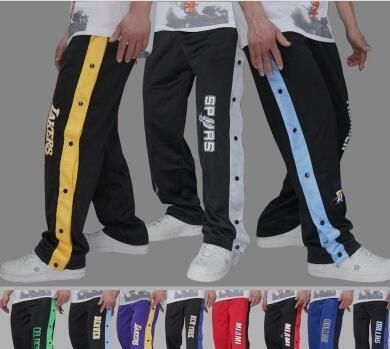 21 Full Open Button Pants Basketball Training Pants Basketball Show Pants Men S Sports Trousers Warm Up Before The Game From Margot123 44 66 Dhgate Com