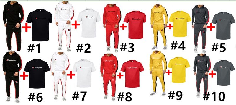 champion 2 piece sweatsuit mens