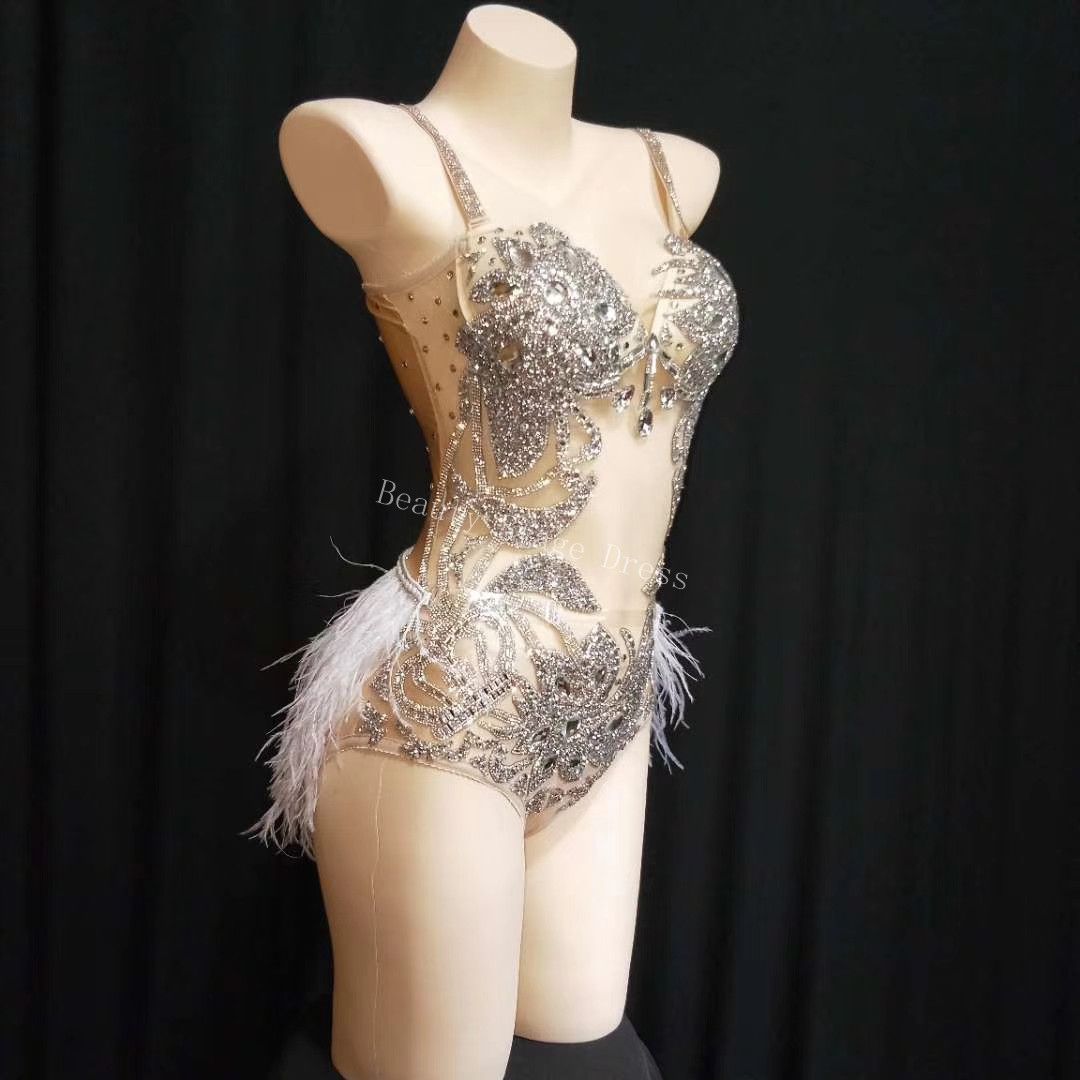 rhinestone leotard