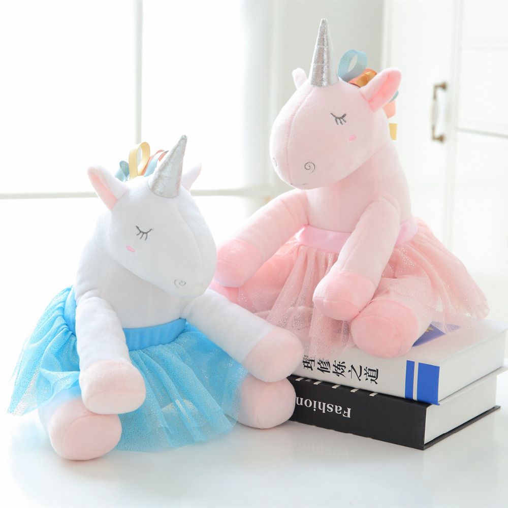 licorne bleu peluche