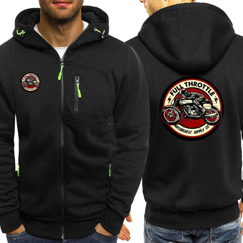 biker moletom com capuz
