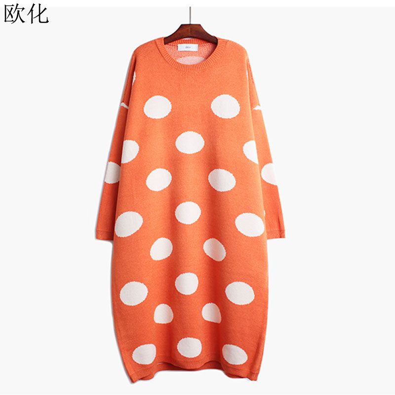 polka dot jumper dress