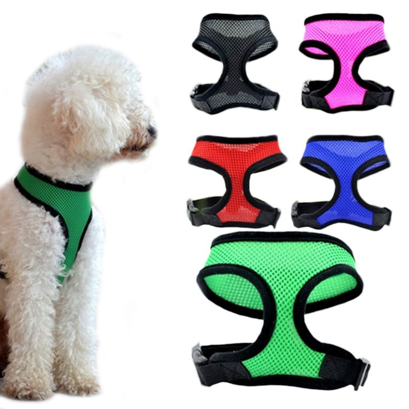 Pet Control Harness for Dog Puppy Cat Soft Walk Collar Safety Straps Mesh Vest 