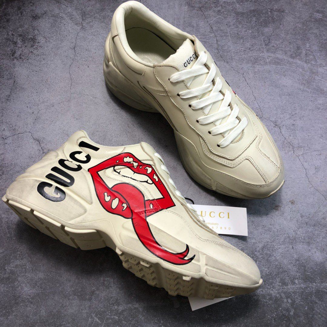 rhyton sneaker with mouth print price