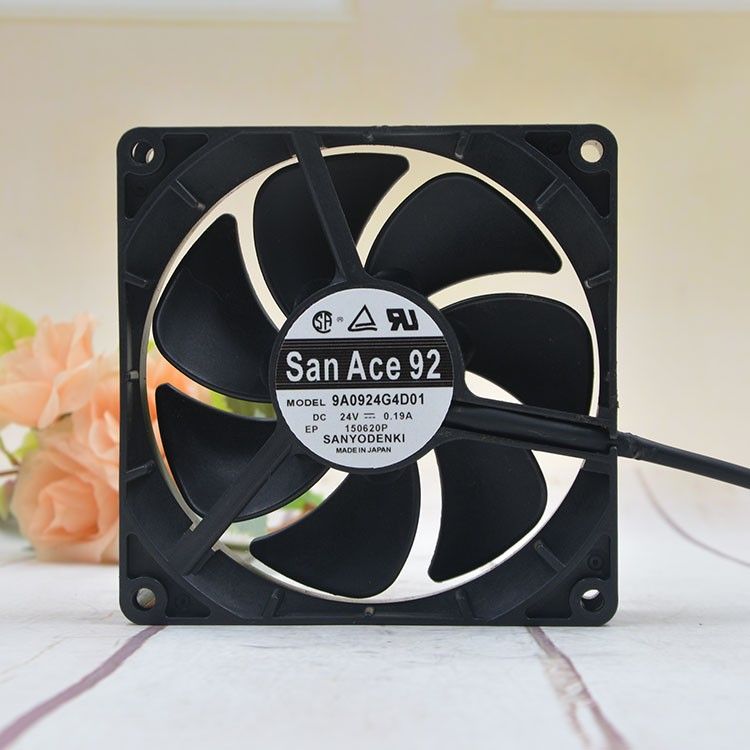 for Sanyo 9A0924G4D01 9CM 24V 9025 9225 0.19A Inverter Alarm Cooling Fan