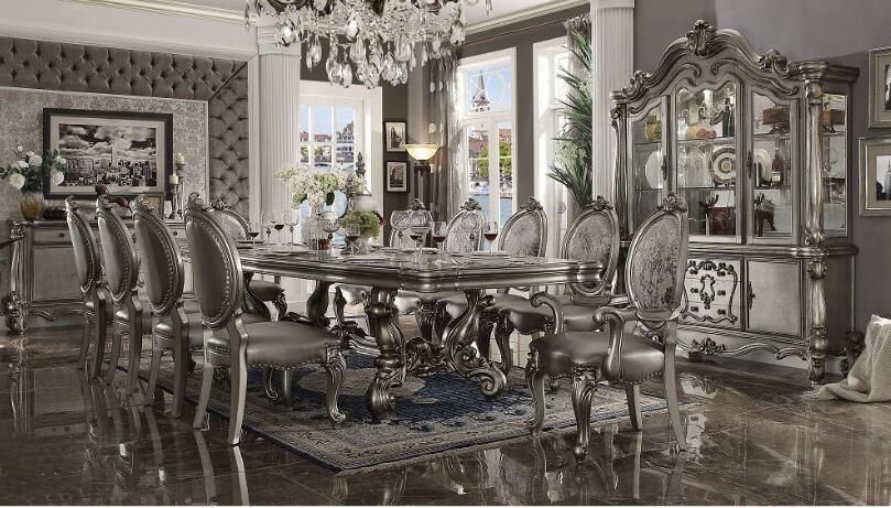 Grosshandel Us Luxus Mobel Versailles Side Chair Set 2 In Silber Pu Antike Platinum 66822 Sofa Schlafzimmer Fur Frauen Manner Im Lager Von Greatfurnishing 524 56 Auf De Dhgate Com Dhgate