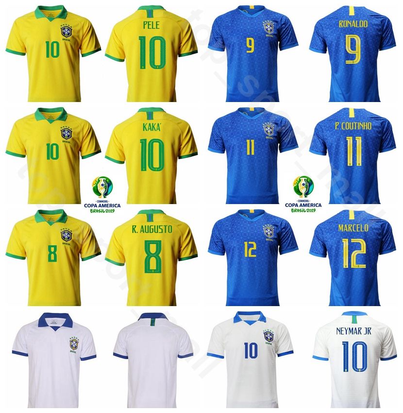 brazil soccer jersey pele