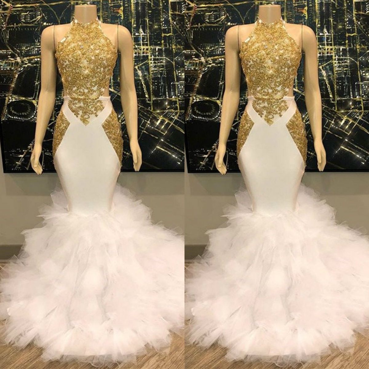 white prom gowns 2019