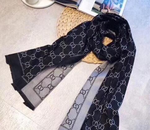 thick silk scarf