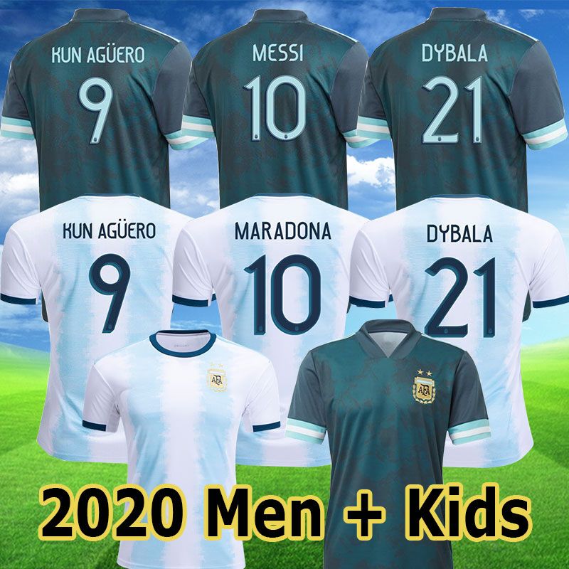 2021 Argentina MESSI 2019 2020 Copa America Soccer Jerseys ...