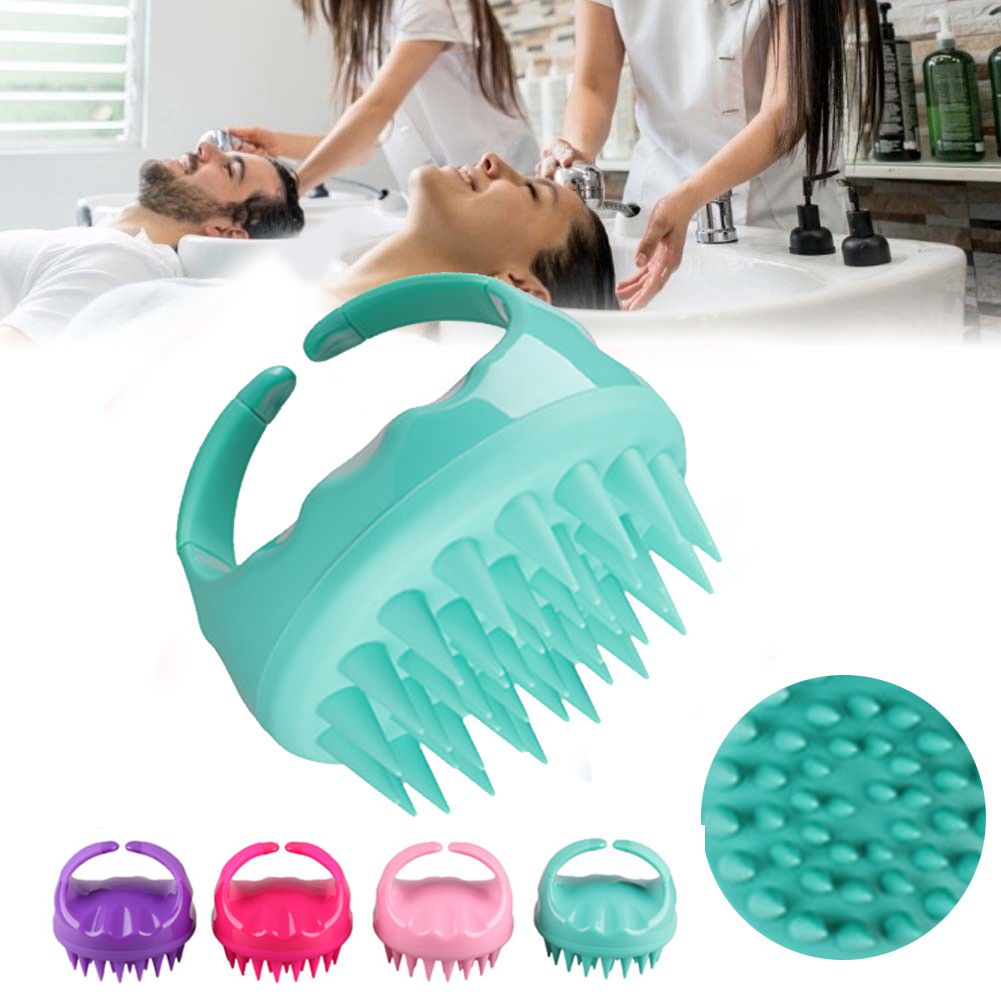 rubber scalp massager