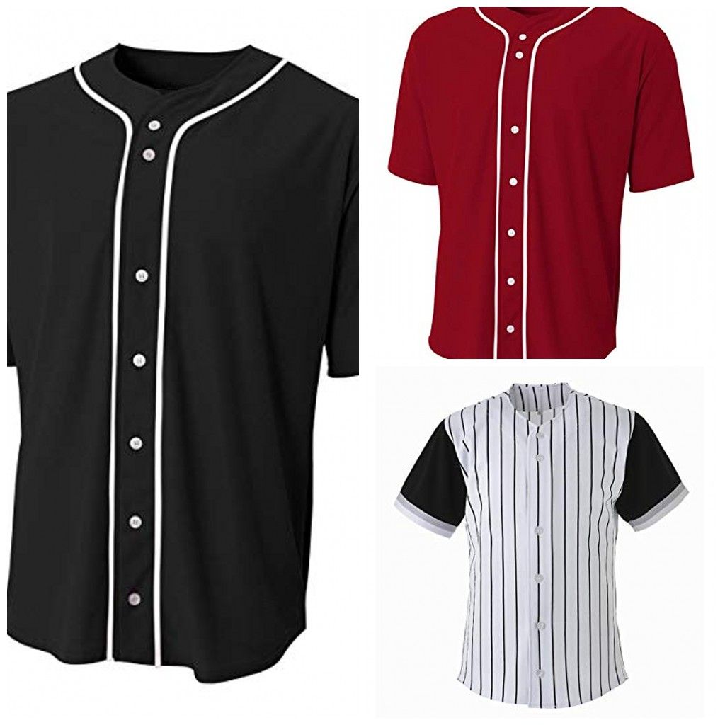 blank baseball jerseys