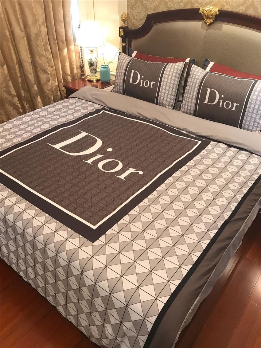 Check D Letter Men Bedding Sets Print Simple Pop Brand Summer