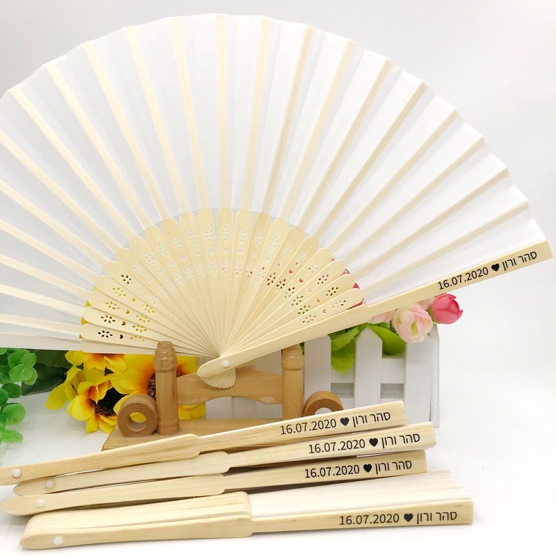 customized hand fans wedding