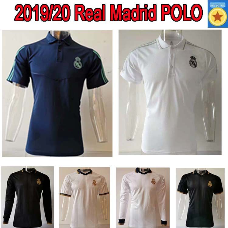 2020 Real Madrid Jerseys Mens Polo Shirts 2019 Hazard Long ...