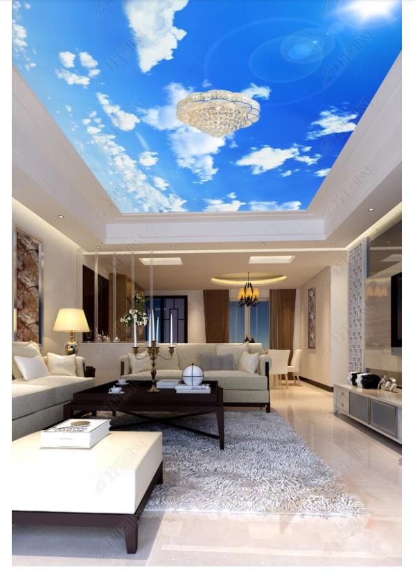 Custom 3d Photo Ceiling Zenith Interior Decorative Mural Wide Sky Blue Sky White Clouds Living Room Hotel Ceiling Zenith Mural Wallpaper Free Wallpaper For Desktop Free Wallpaper Hd From R15907037876 10 03 Dhgate Com