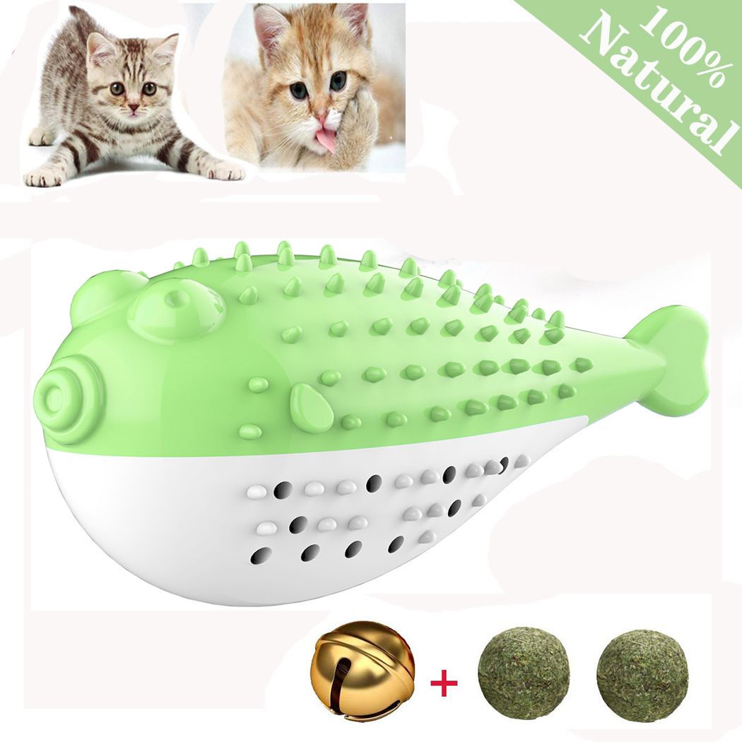 resistente Cepillo de dientes con hierba gatera para gatos 3 piezas resistente Cepillo de dientes con hierba gatera para gatos 3 piezas