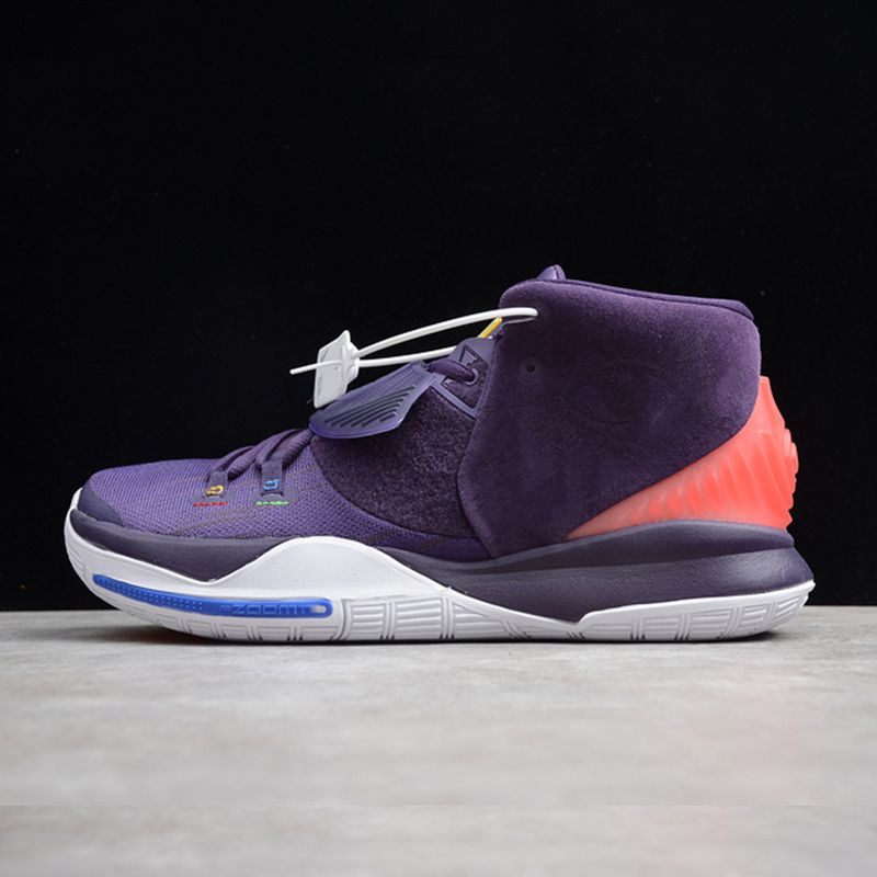 purple questions shoes