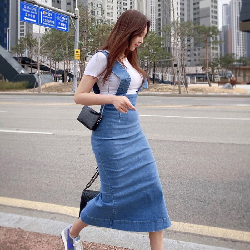 summer jean dress