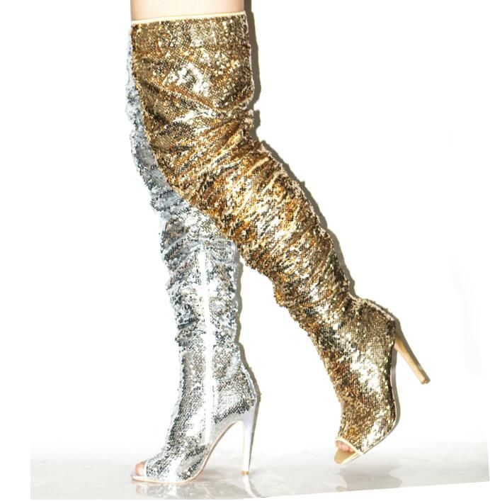 sequin boots uk