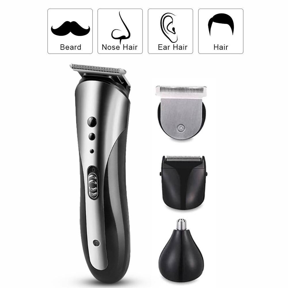 Kemei Km 1407 3 In 1 Rechargeable Electric Shaver For Men Hair