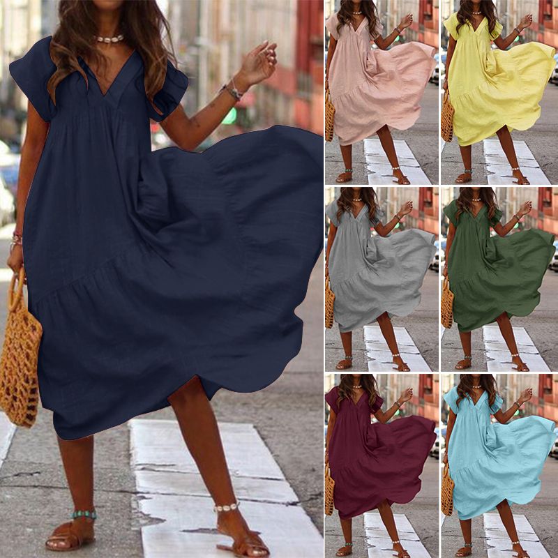 asymmetrical sundress