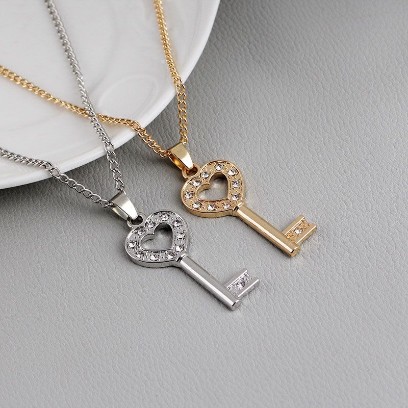 Valentine/'s Day SALE Necklace Diamond Style Heart Pendant Charm Costume Jewelry