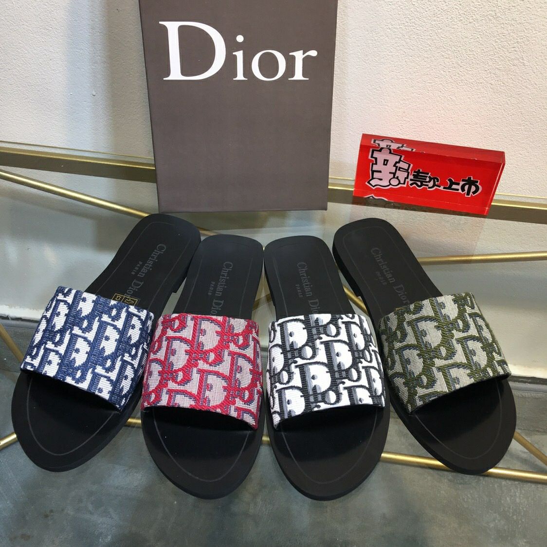 mens dior slides