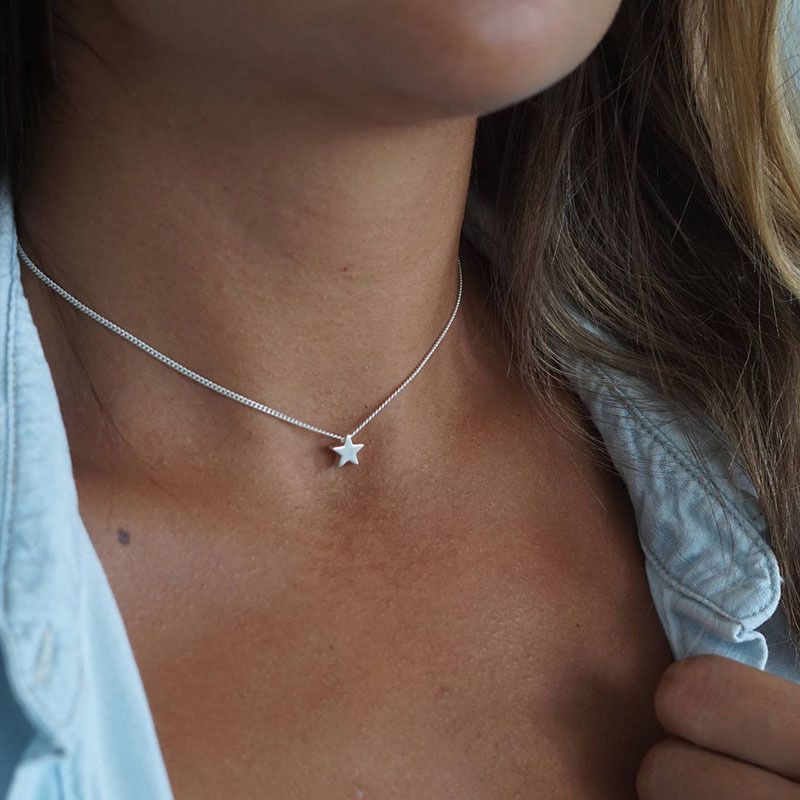 ladies chains silver
