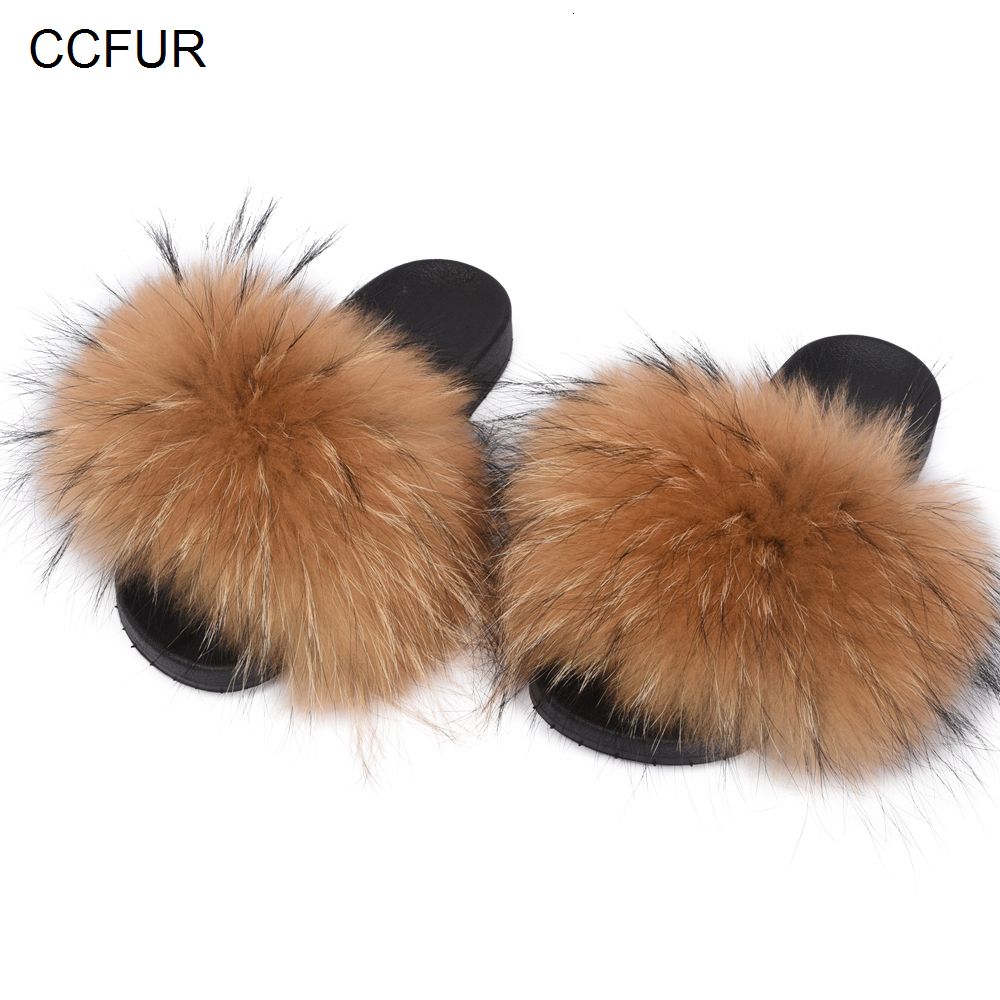 raccoon fur slides
