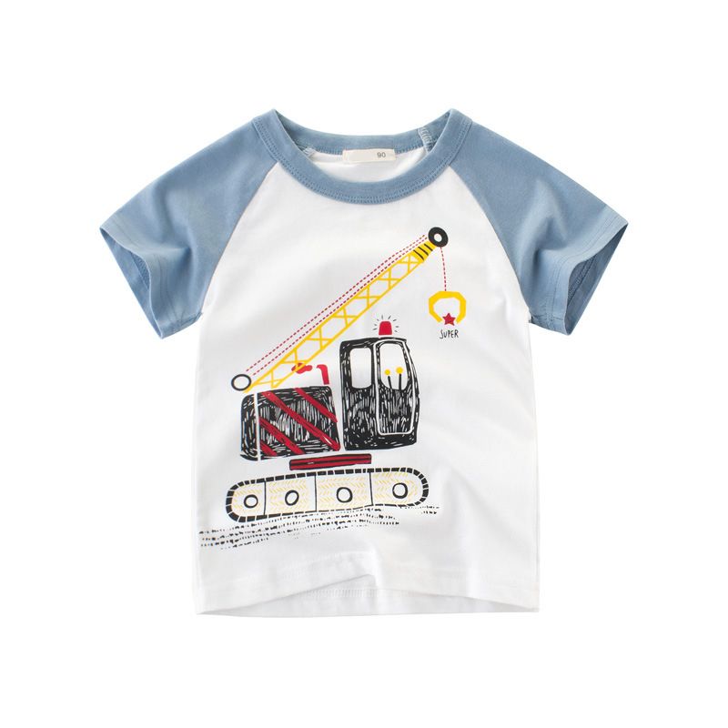 Super X Children Kids Baby Girls Boys Cartoon Print T-Shirt Tee Tops Clothes