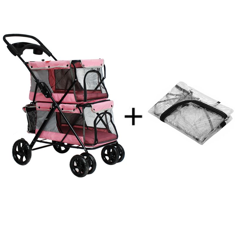 dog stroller for 2