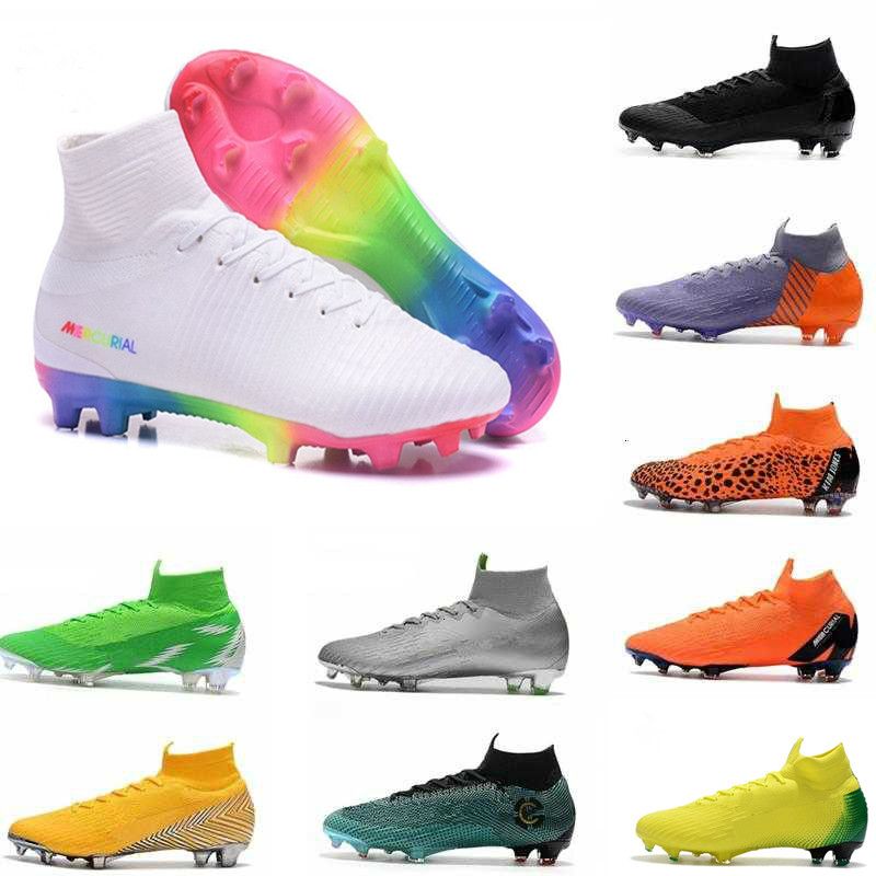 Compra Mercurial Superfly Vi 360 Elite Zapatos Ronaldo 6 Fg Cr Fútbol De  Deportes Para Hombre Del Fútbol Botas De Tobillo CR7 Tacos De Fútbol Barato  | Entrega Rápida Y Calidad | Es.Dhgate