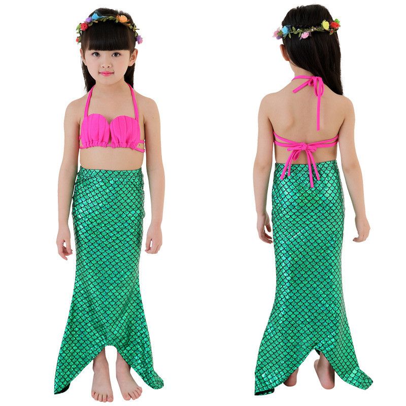 girls mermaid bikini