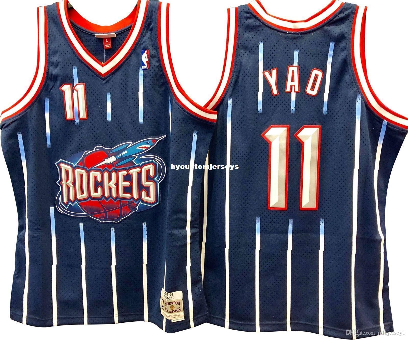 rockets yao ming jersey