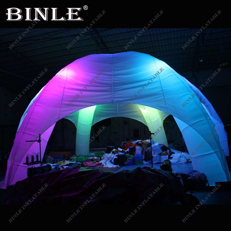 tent with led lights