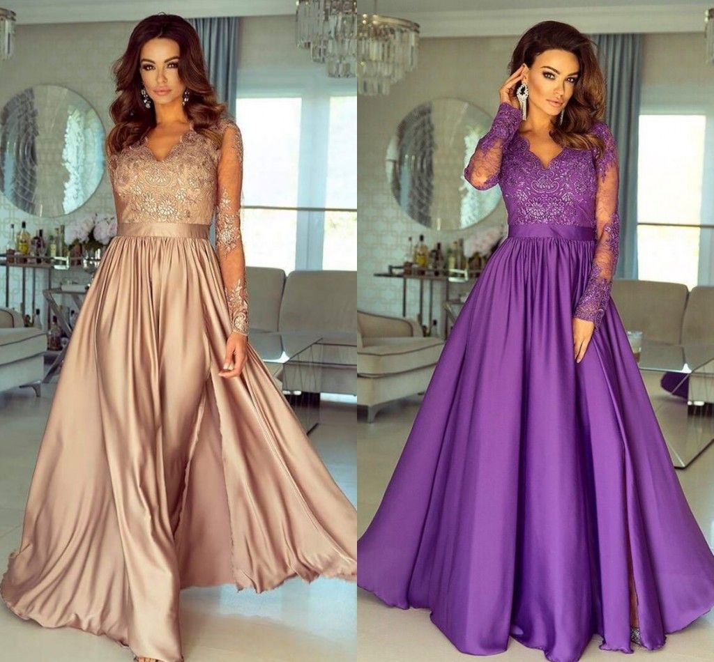 deep purple mother of the bride dresses