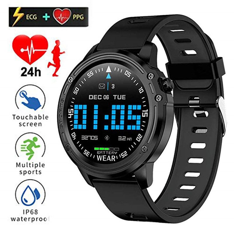 Suministro Al Por Mayor Reloj Elegante L8 Hombres IP68 A Prueba De Agua Reloj  Inteligente Modo Hombre SmartWatch Con Presión Arterial ECG PPG Ritmo  Cardíaco Deporte De La Aptitud Reloj Inteligente De