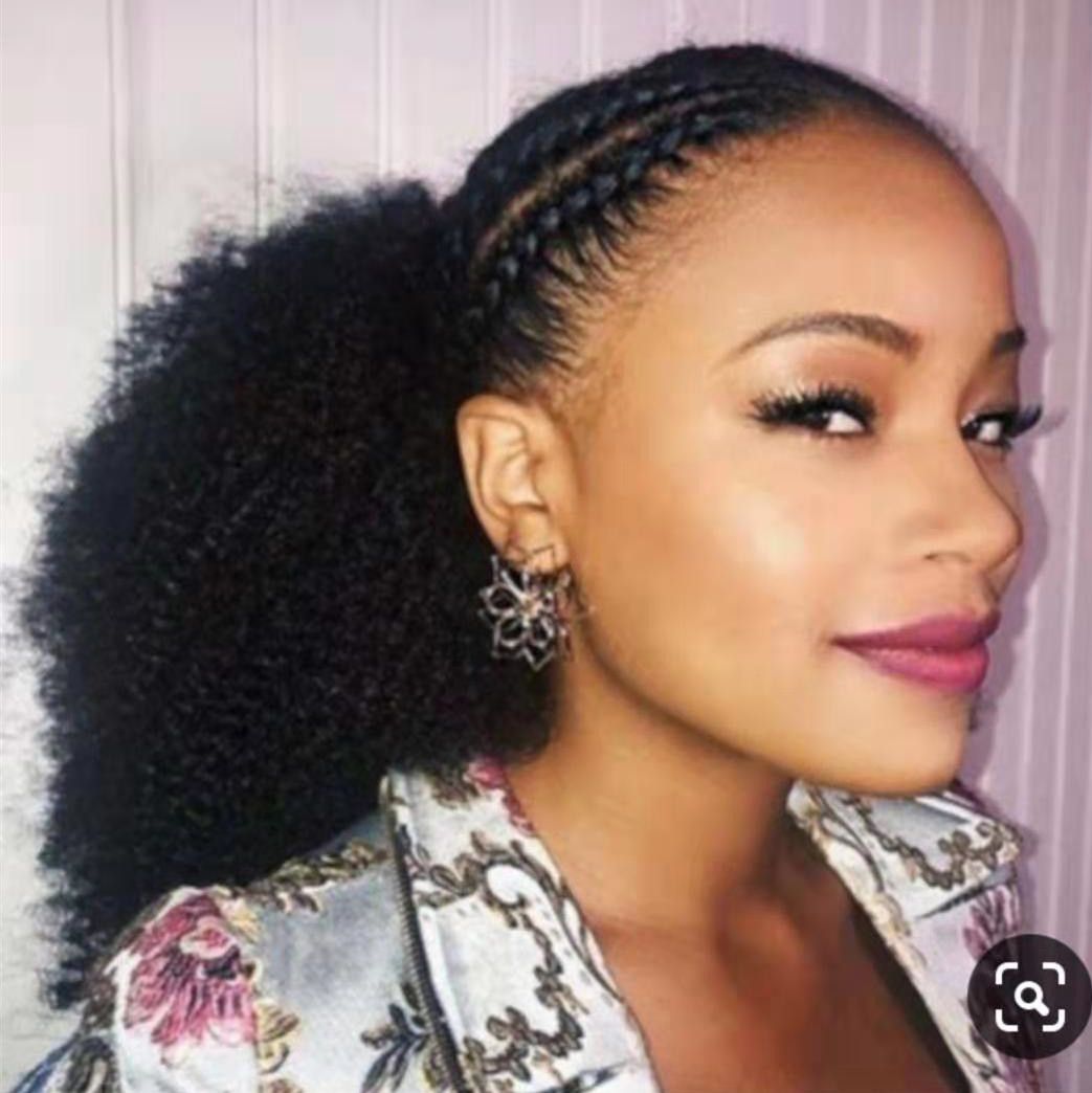 100 Trendy half braid half textureed ponytail updo drawstring clip in long women hairstyle 2019 to try 140g 100 Trendy half braid half textureed ponytail updo drawstring clip in long women hairstyle 2019 to try 140g