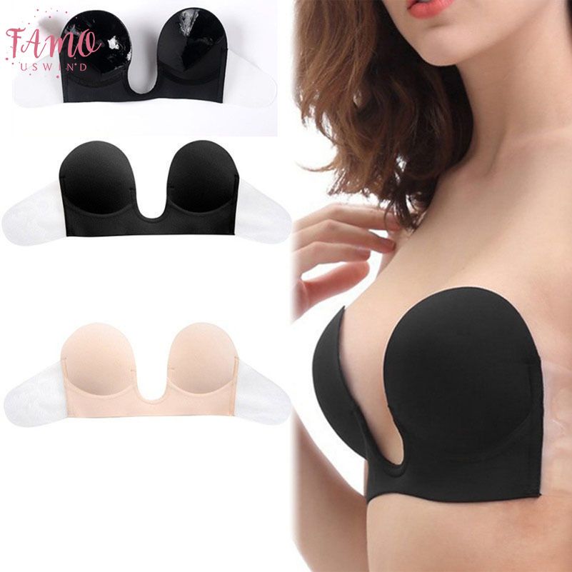 Straplez Super Push Up Sutyen Siyah Kadin H M Tr