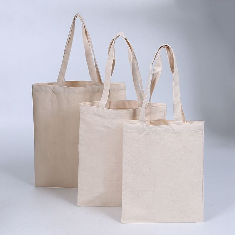 New UNISEX Handbags Canvas Cotton Tote Bags Reusable High Capacity Shopping Bag