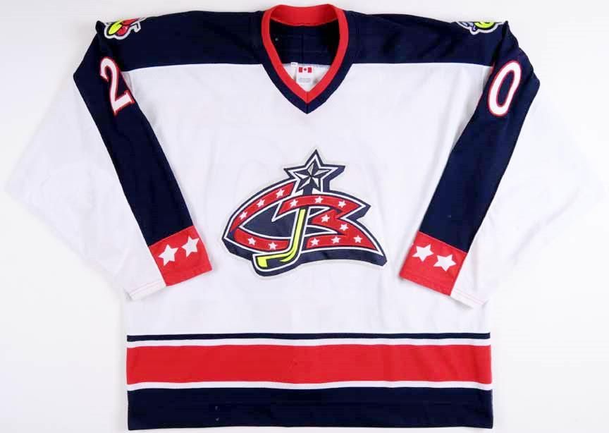 columbus blue jackets throwback jersey