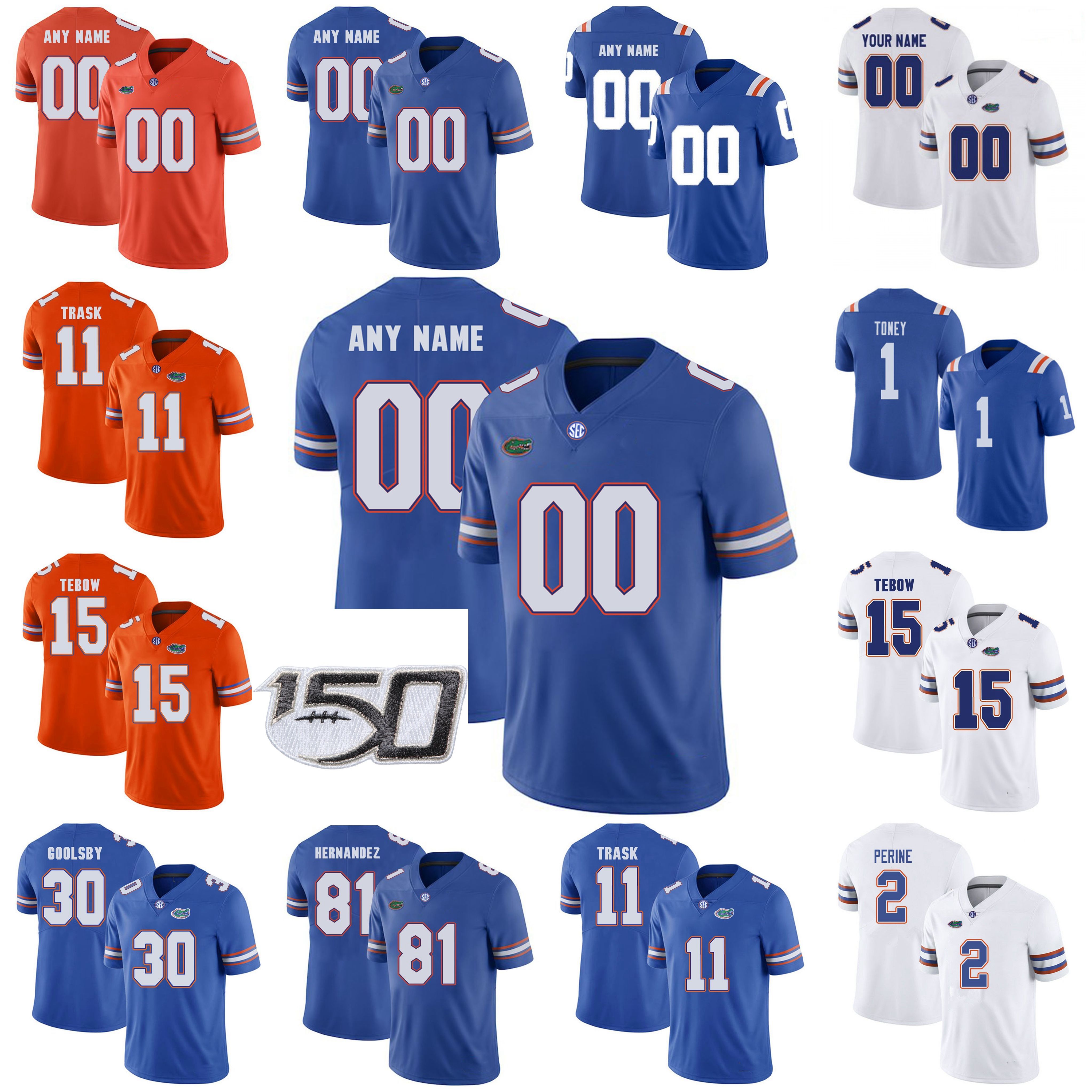 2020 Florida Gators College Football Jerseys Womens Kyle Trask Jersey