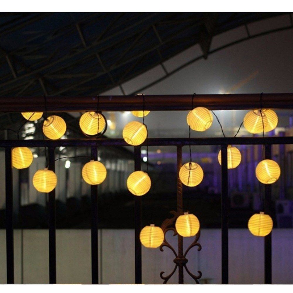 Cadena de luces LED Luces de hadas al aire libre Guirnalda Globle