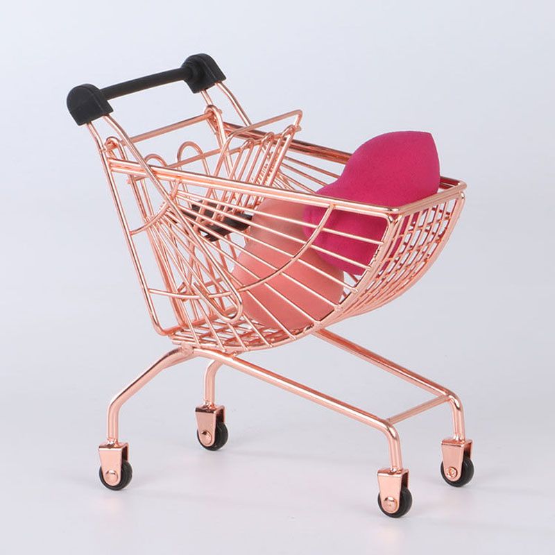 2019 Funny Mini Supermarket Shopping Cart Storage Basket Handcart