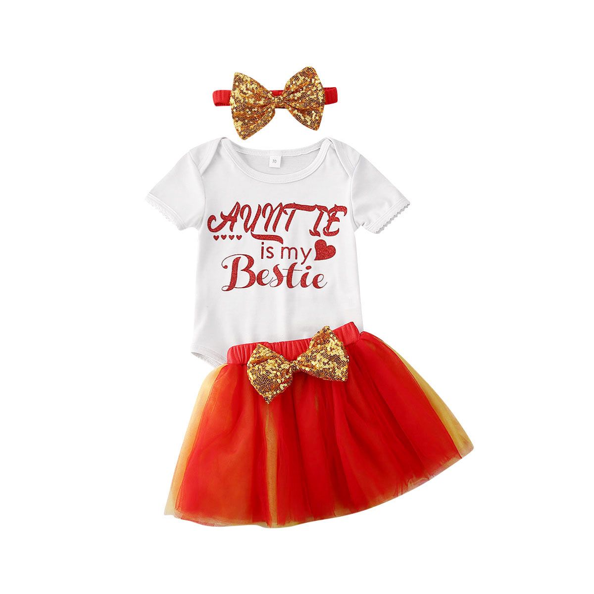 aunties bestie baby outfit