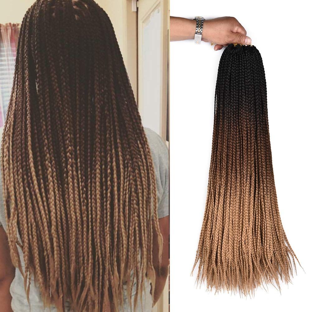 2019 24inch Box Braids Crochet Braids Braiding Hair Extensions