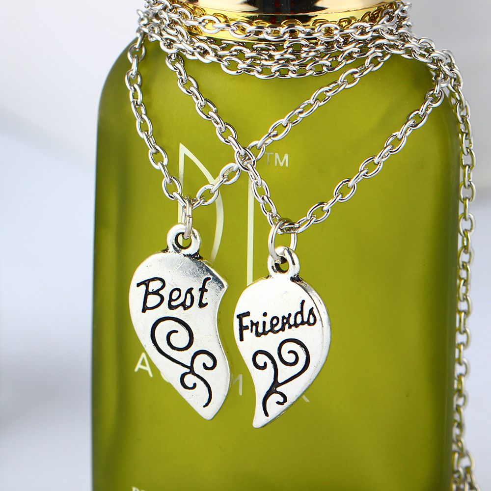 Compre Hot Best Friends Collar Joyeria Colgante En Forma De Corazon Parejas Collares Emparejados Colgantes Unisex Amantes Regalo De San Valentin Accesorios De Moda A 12 18 Del Xuezihangqq Dhgate Com