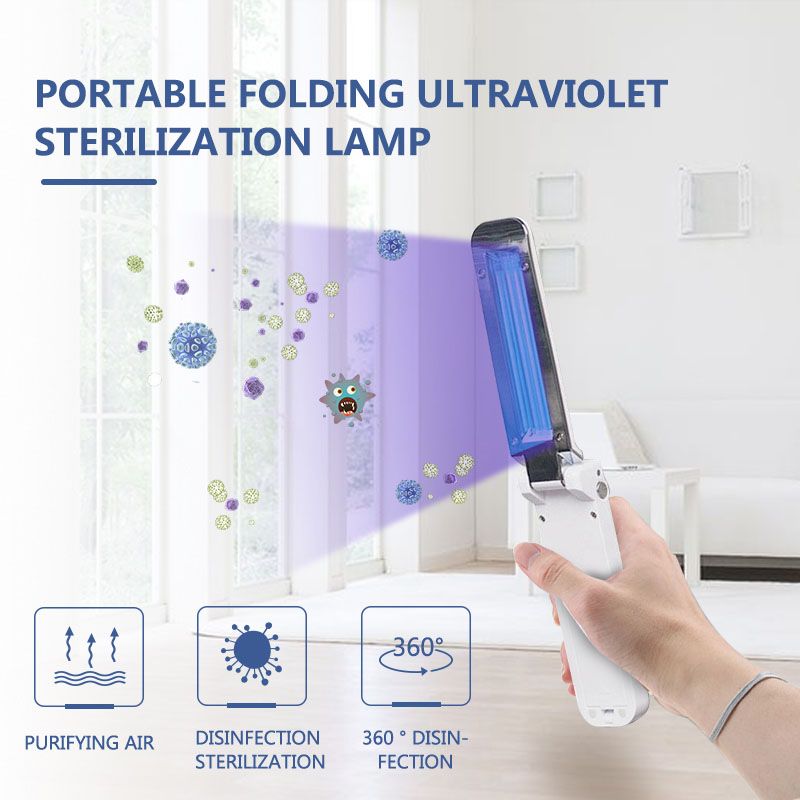 2021 Foldable Ultraviolet Germicidal Light UVC Disinfection Sterilizer